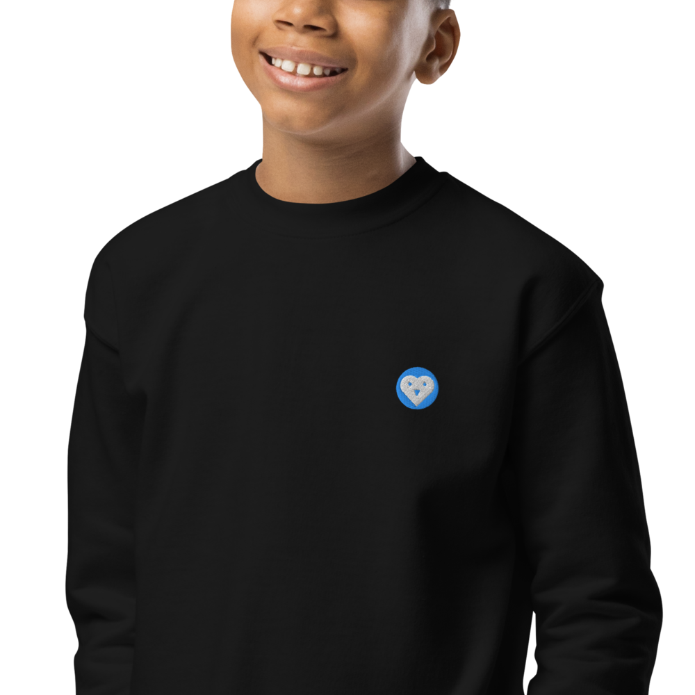 Organic Kids Lead with LOVE Crewneck Sweatshirt